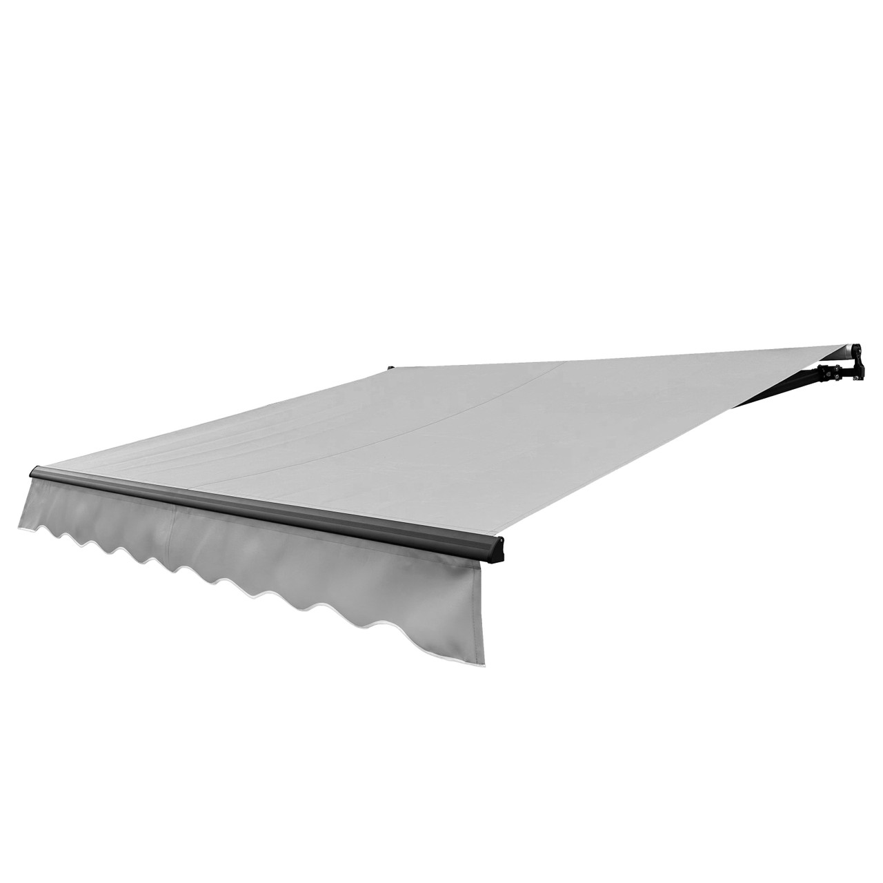 Retractable Motorized Patio Awning – Black Frame