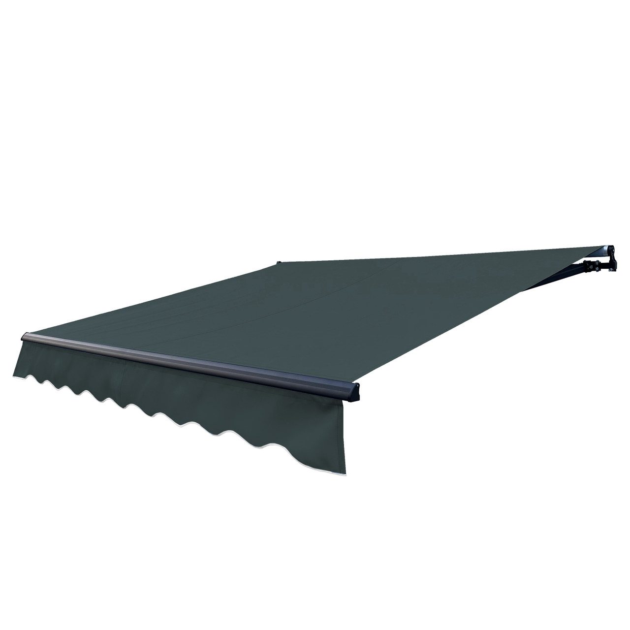 Retractable Patio Awning - Black Frame