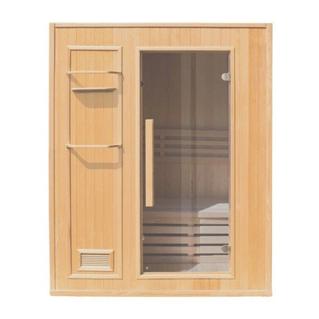 Hemlock Indoor Wet/Dry Sauna - 3 Person | SEN3OKA-AP
